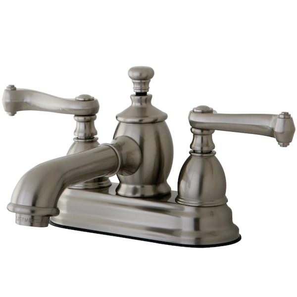 KS7008FL 4" Centerset Bathroom Faucet, Brushed Nickel